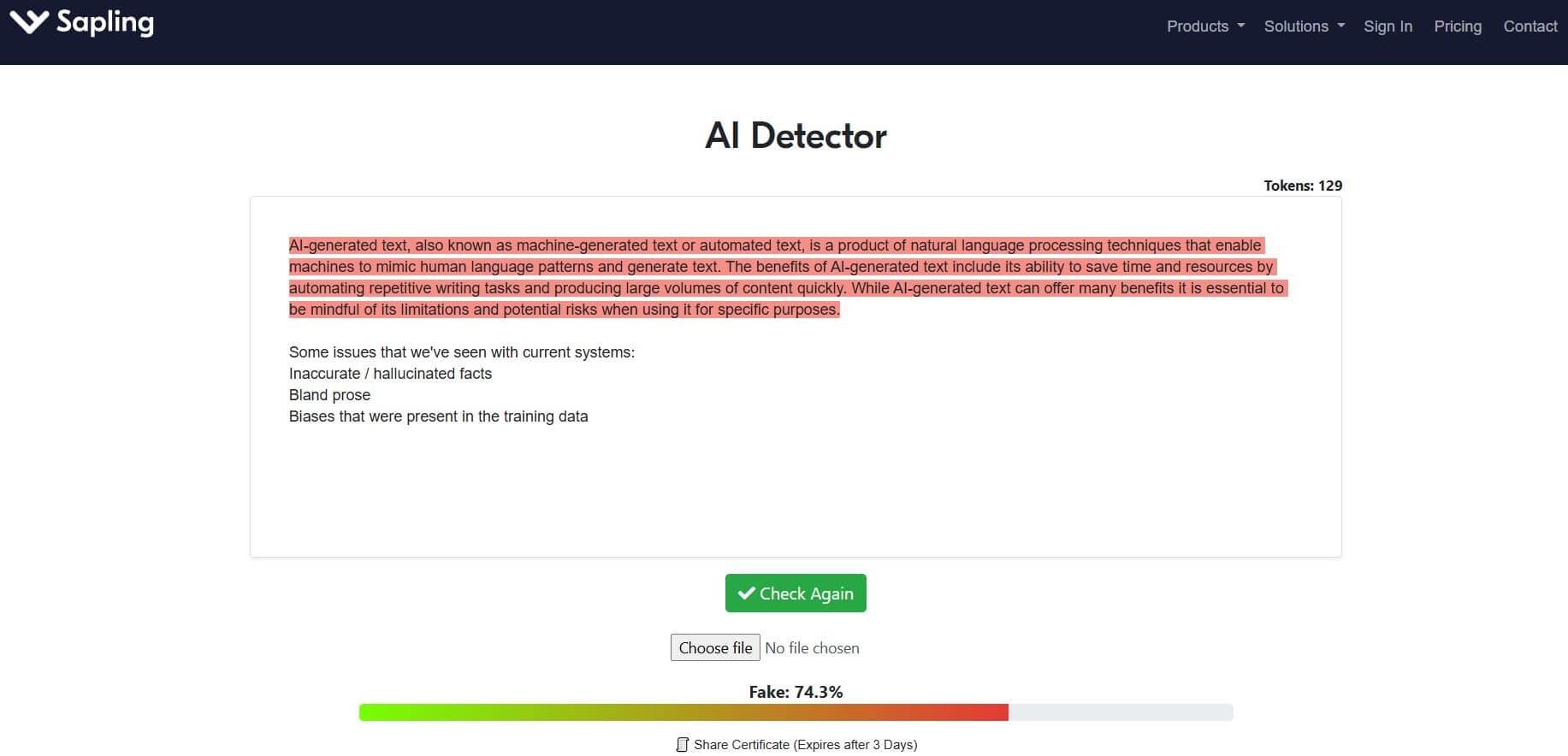 Sampling AI